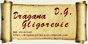 Dragana Gligorević vizit kartica